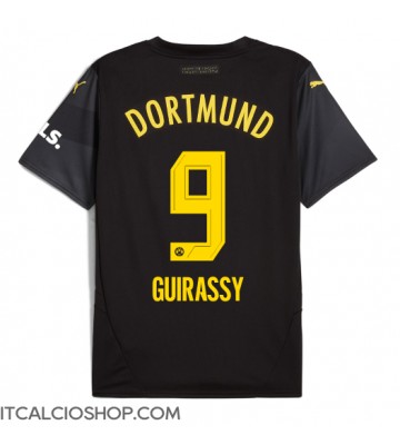 Borussia Dortmund Serhou Guirassy #9 Seconda Maglia 2024-25 Manica Corta